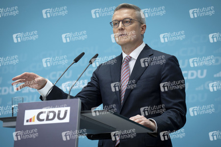 Pressekonferenz der CDU nach den Gremiensitzungen in Berlin