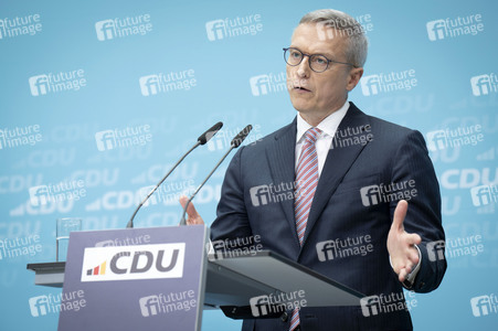 Pressekonferenz der CDU nach den Gremiensitzungen in Berlin