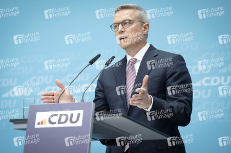 Pressekonferenz der CDU nach den Gremiensitzungen in Berlin