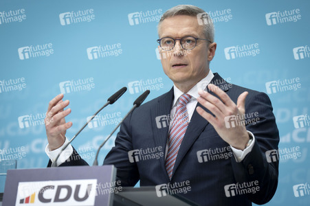 Pressekonferenz der CDU nach den Gremiensitzungen in Berlin