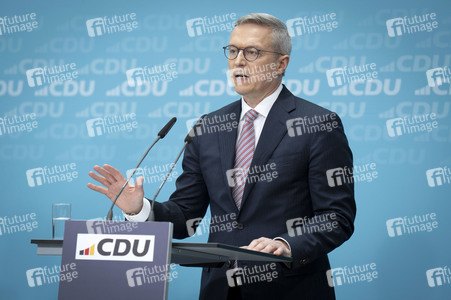 Pressekonferenz der CDU nach den Gremiensitzungen in Berlin