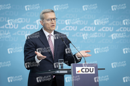 Pressekonferenz der CDU nach den Gremiensitzungen in Berlin
