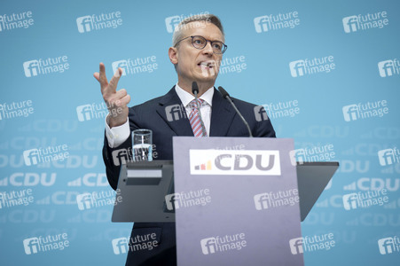 Pressekonferenz der CDU nach den Gremiensitzungen in Berlin