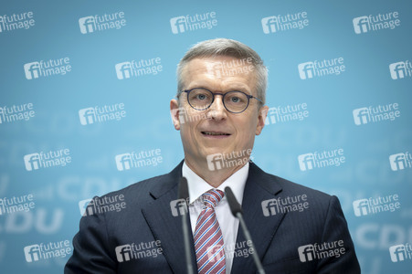 Pressekonferenz der CDU nach den Gremiensitzungen in Berlin