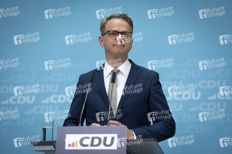 Pressekonferenz der CDU nach den Gremiensitzungen in Berlin