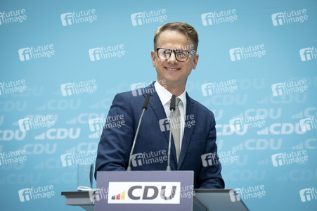 Pressekonferenz der CDU nach den Gremiensitzungen in Berlin