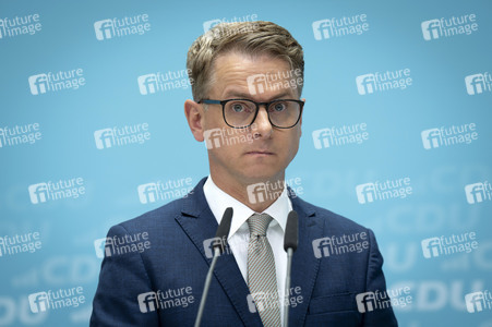 Pressekonferenz der CDU nach den Gremiensitzungen in Berlin