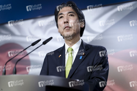 Unterzeichnung von Absichtserklärungen zwischen Japan und Deutschland in Berlin