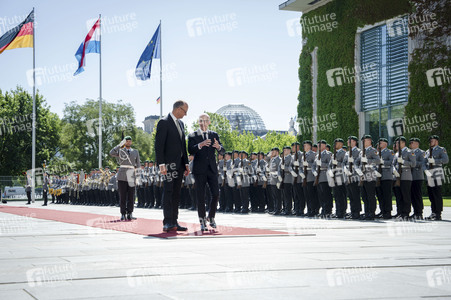 Empfang des Premierministers von Luxemburg in Berlin