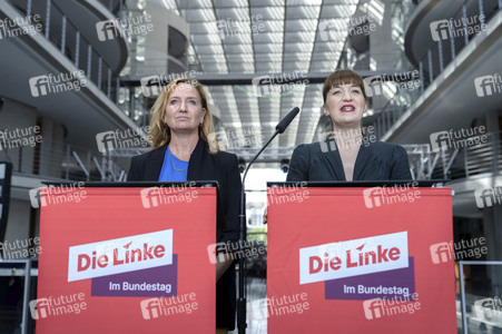 Pressestatement der Partei Die Linke in Berlin