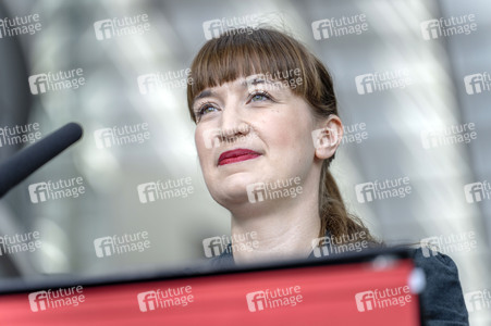 Pressestatement der Partei Die Linke in Berlin