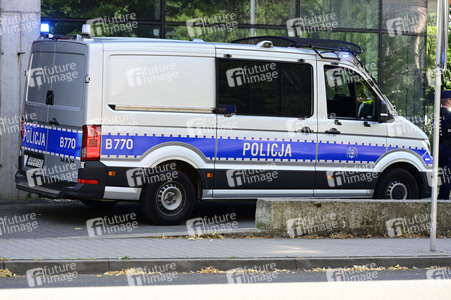 Grenzkontrollen an der deutsch-polnischen Grenze in Görlitz