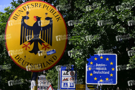 Grenzkontrollen an der deutsch-polnischen Grenze in Görlitz