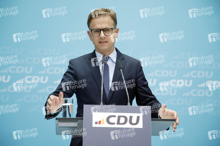 Pressekonferenz der CDU in Berlin