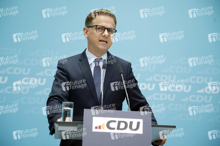 Pressekonferenz der CDU in Berlin