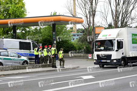 Grenzkontrollen an der deutsch-polnischen Grenze in Görlitz