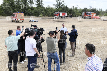 Waldbrand in der Gohrischheide