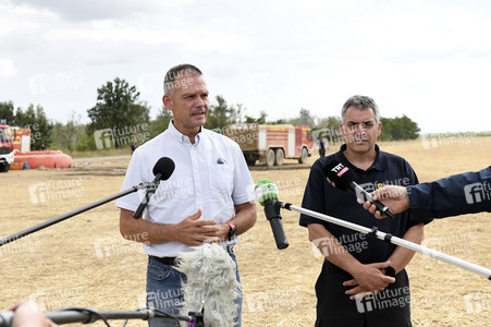 Waldbrand in der Gohrischheide