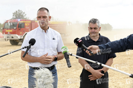 Waldbrand in der Gohrischheide