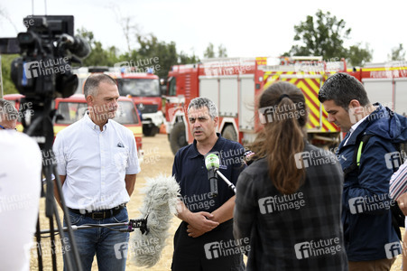 Waldbrand in der Gohrischheide