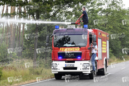 Waldbrand in der Gohrischheide