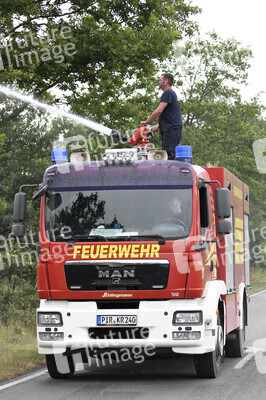 Waldbrand in der Gohrischheide