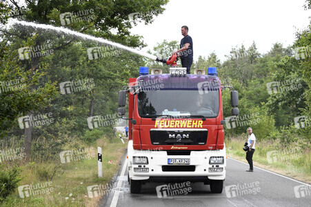 Waldbrand in der Gohrischheide