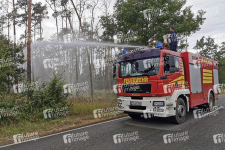 Waldbrand in der Gohrischheide