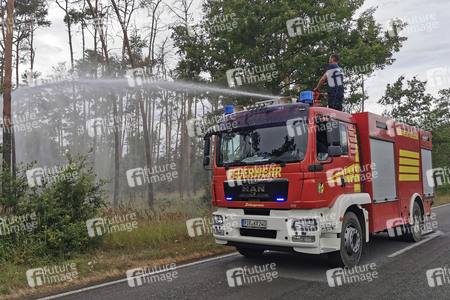 Waldbrand in der Gohrischheide