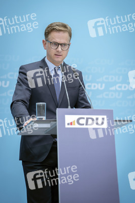 Pressekonferenz der CDU in Berlin