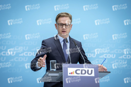 Pressekonferenz der CDU in Berlin