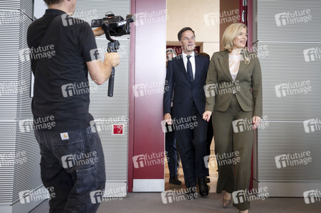 Bundestagspräsidentin Julia Klöckner und NATO-Generalsekretär Mark Rutte in Berlin