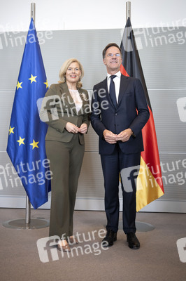 Bundestagspräsidentin Julia Klöckner und NATO-Generalsekretär Mark Rutte in Berlin