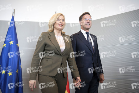 Bundestagspräsidentin Julia Klöckner und NATO-Generalsekretär Mark Rutte in Berlin