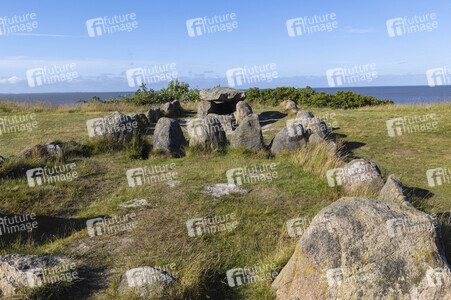 Die Megalithanlage Harhoog in Keitum