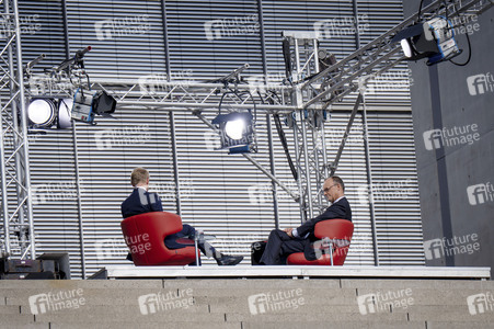 ARD-Sommerinterview mit Friedrich Merz in Berlin