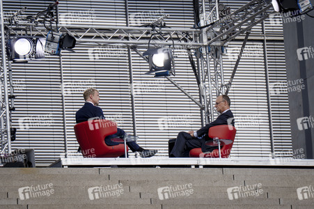 ARD-Sommerinterview mit Friedrich Merz in Berlin