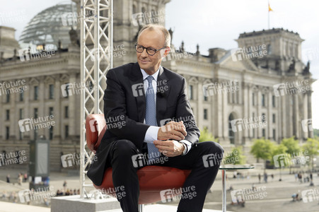 ARD-Sommerinterview mit Friedrich Merz in Berlin