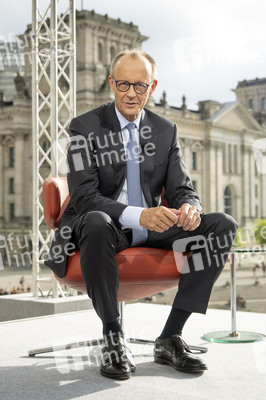 ARD-Sommerinterview mit Friedrich Merz in Berlin