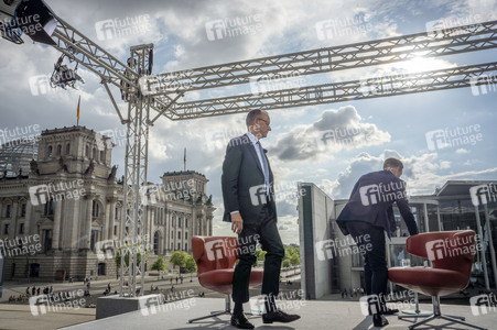 ARD-Sommerinterview mit Friedrich Merz in Berlin