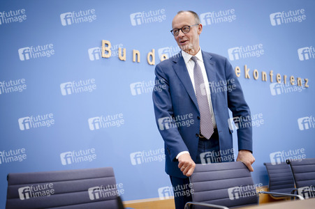 Bundespressekonferenz 'Aktuelle Themen der Innen- und Außenpolitik' in Berlin