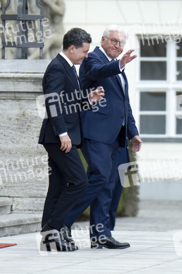 Empfang des Präsidenten von Rumänien im Schloss Bellevue in Berlin