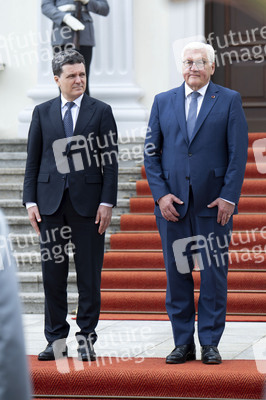 Empfang des Präsidenten von Rumänien im Schloss Bellevue in Berlin