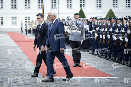 Empfang des Präsidenten von Rumänien im Schloss Bellevue in Berlin