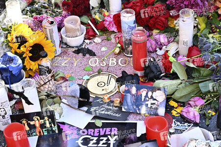 Gedenken an Ozzy Osbourne in Los Angeles