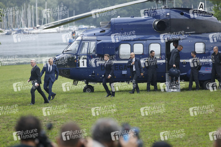 Empfang des französischen Staatspräsidenten in Berlin