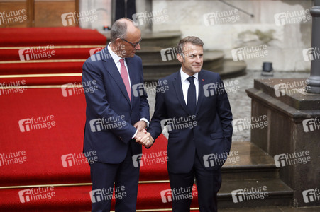 Empfang des französischen Staatspräsidenten in Berlin