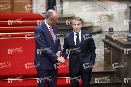Empfang des französischen Staatspräsidenten in Berlin