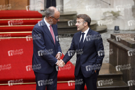 Empfang des französischen Staatspräsidenten in Berlin