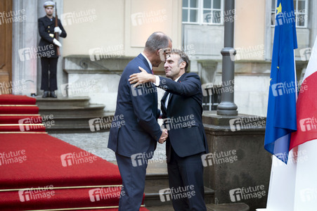 Empfang des französischen Staatspräsidenten in Berlin
